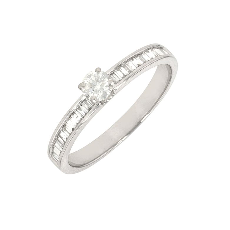 Bague diamants 0.58 carat or blanc 3.11g Comme neuf -  reconditionné disponible sur Gemme Les Bijoux